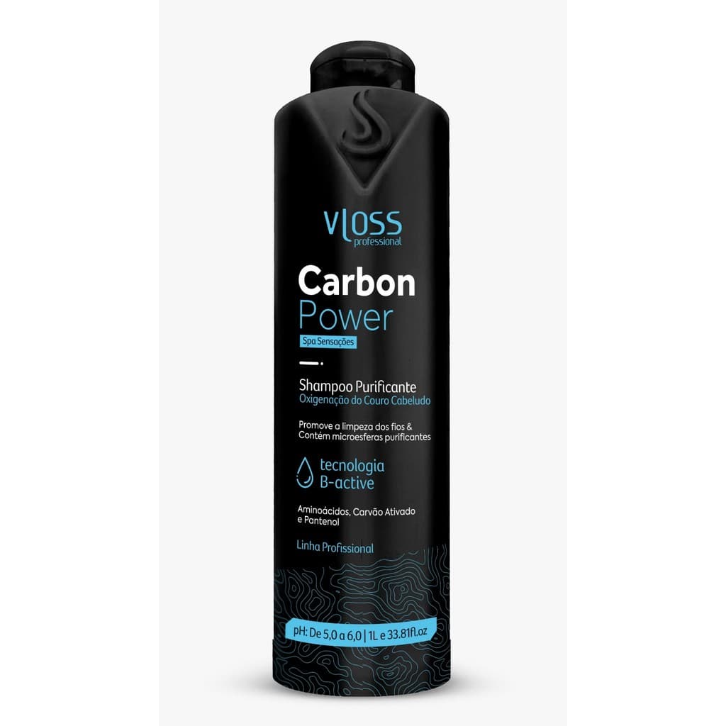 Vloss Shampoo Purificante Carbon Power 1L