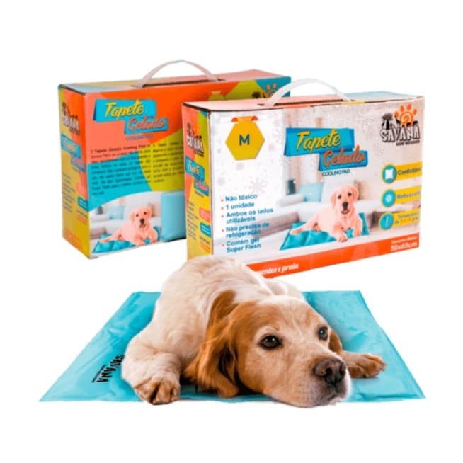 Tapete Pet Gelado Refrescante Verão Para Cães Gatos 50x65cm E 50x90cm