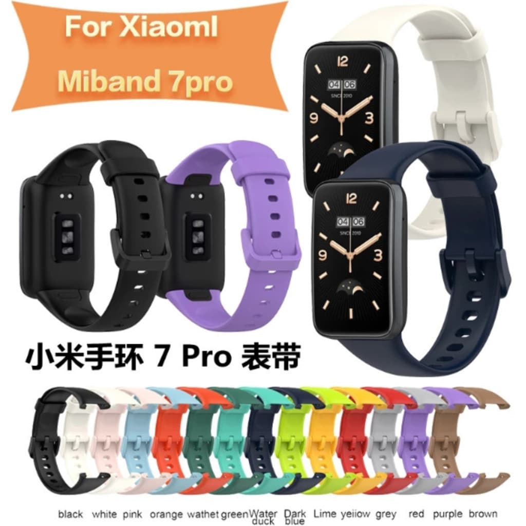 Pulseira de Silicone  Sport Para Xiaomi Band 7 Pro