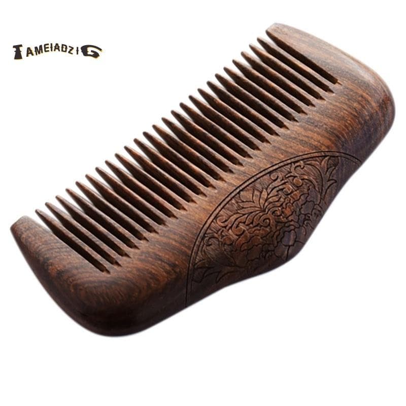🔥Pente De Bolso Sândalo Super Estreito Madeira Estático Piolhos Barba Penteado