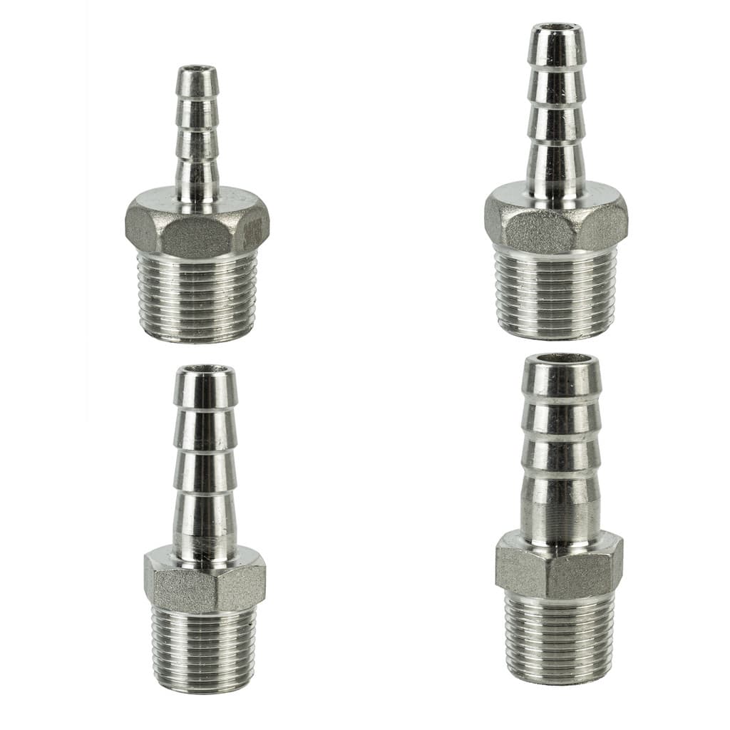 Espigão 3/8 Inox Para Torneira de Alta Vazão Cg Titan Fan 125 150 6MM 8MM 10MM 12MM