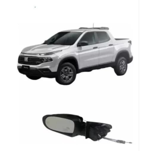 Retrovisor Esquerdo Fiat Toro 2017 / 2022 - Original
