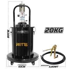 Bomba Engraxadeira Propulsora de Graxa Pneumatica  20kg Rotta 700548