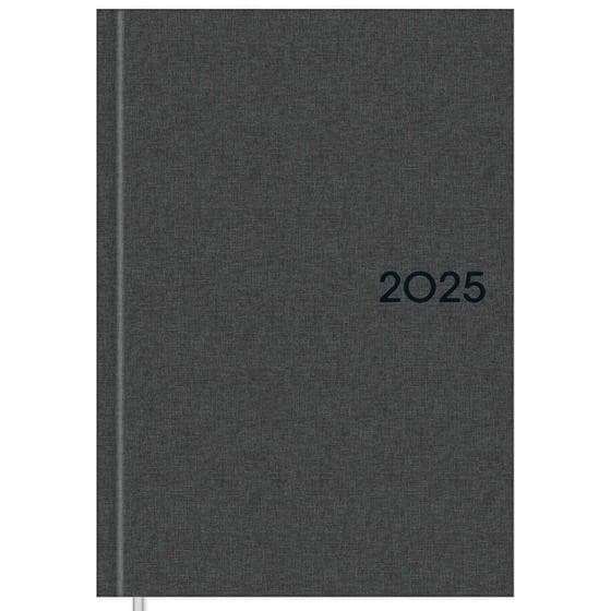 Agenda Executiva Costurada Diária m5 13,4 x 19,2 cm Milano Chumbo 2026 Tilibra