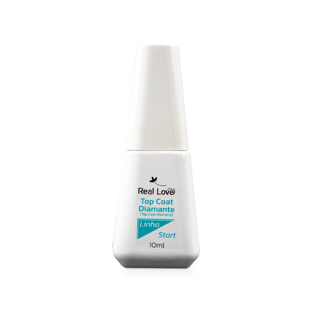 Top Coat Diamante Linha Start 10 ml - Real Love