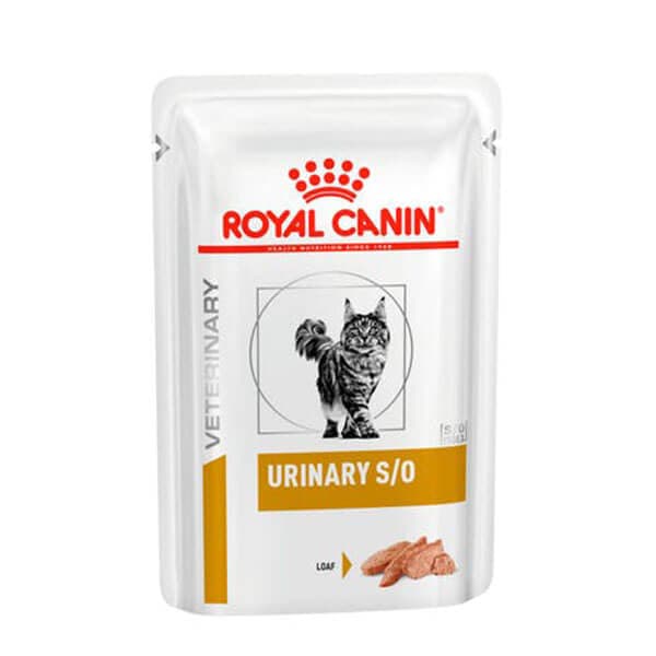 Ração Úmida Royal Canin Veterinary Feline Urinary SO Gatos Adultos Sachê 85g