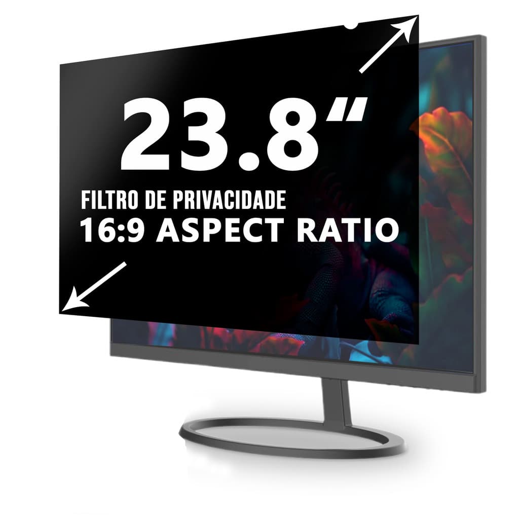 Filtro de Privacidade para Monitor 23,8 Polegadas Proporção 16:9