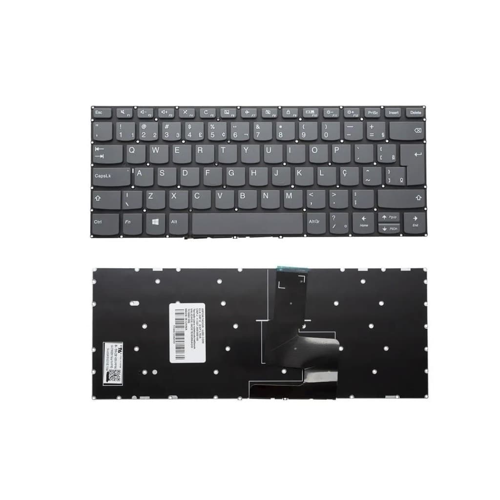 TECLADO COMPATIVEL NOTEBOOK LENOVO IDEAPAD 330S-14IKB - BLACK - BR - FRAME