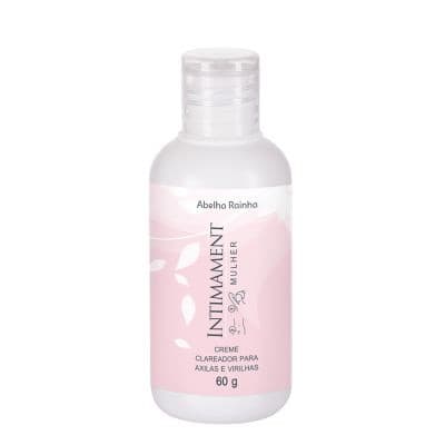CREME CLAREADOR PARA AXILAS E VIRILHAS 60 g ACÃO ANTI IRRITANTE ABELHA RAINHA