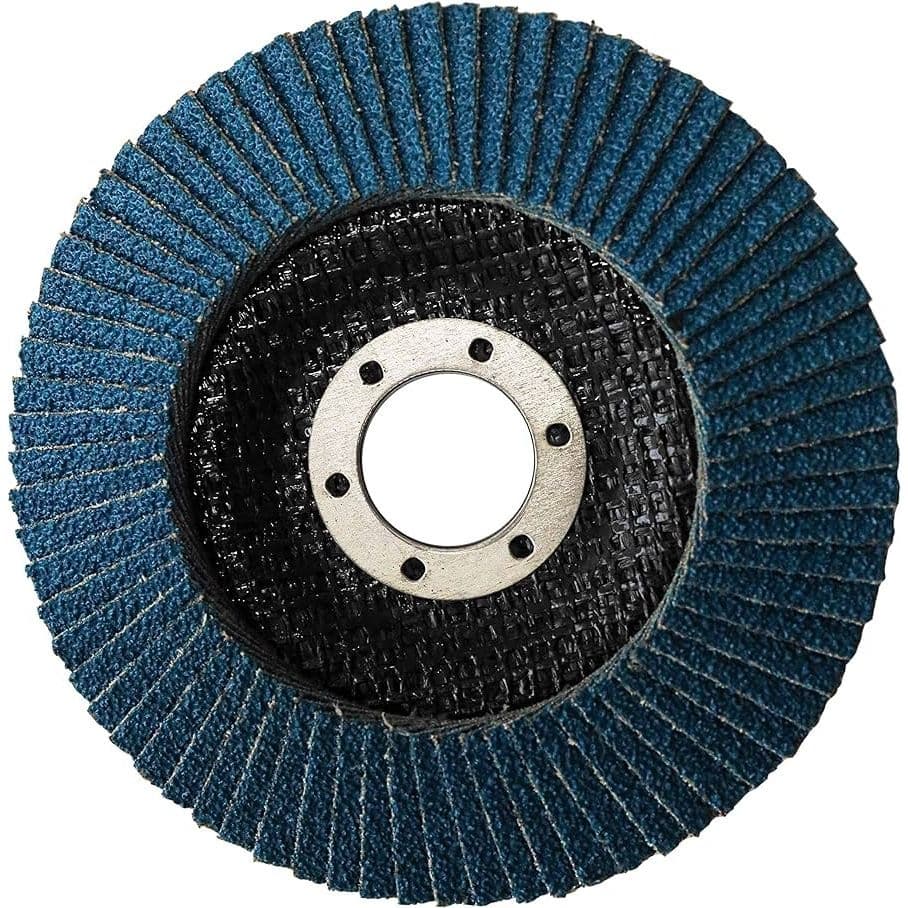 Kit 10 Disco Flap 4.1/2 Grão 100 - 120 - Flap Disco Lixa Para Madeira E Ferro