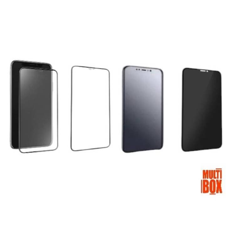Kit 4UN: Película 3D Vidro + 3D Privacidade + Película Cerâmica Fosca + Película Fosca Privacidade P/ Iphone 11