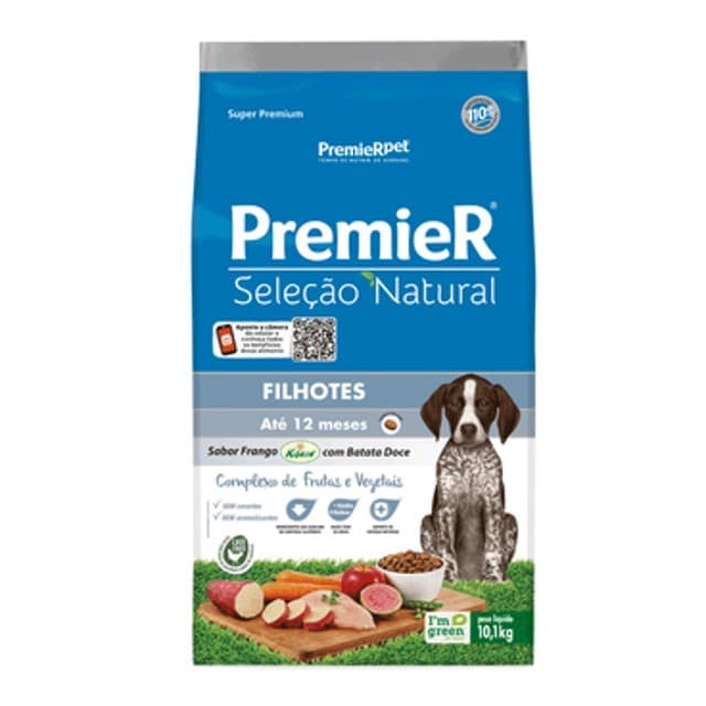 PREMIER SEL NATUR CAES FILH BATATA DOCE 10KG