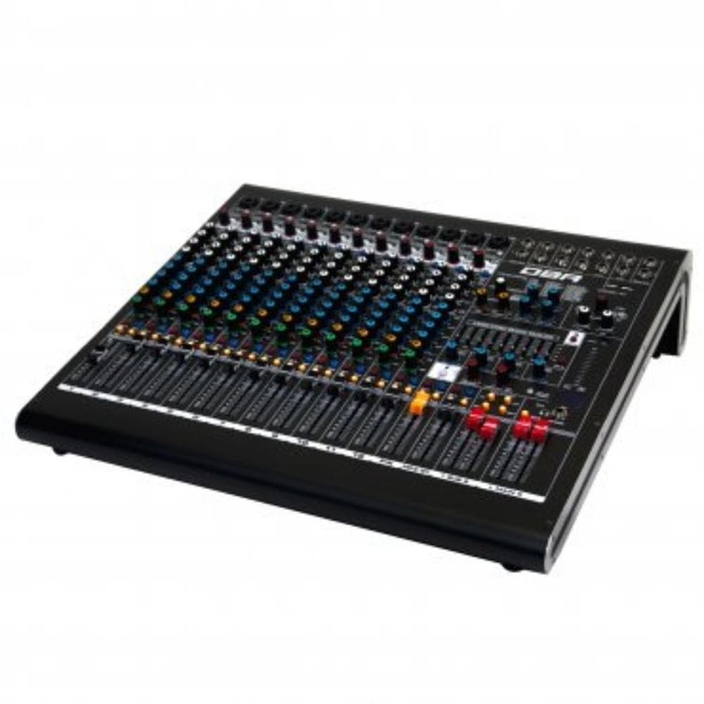 MESA DE SOM DBR DM12 USB 12 CANAIS