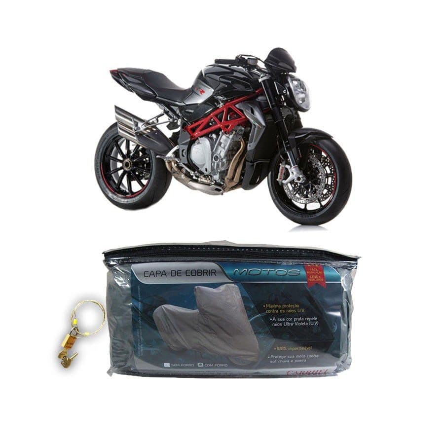 Capa com cadeado para cobrir MV AGUSTA Brutale 1090 G(206)