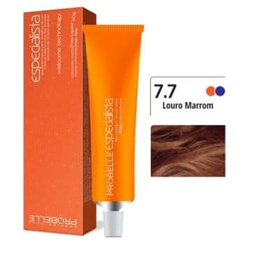 Coloração Especialista Probelle 7.7 Louro Marron 50  G