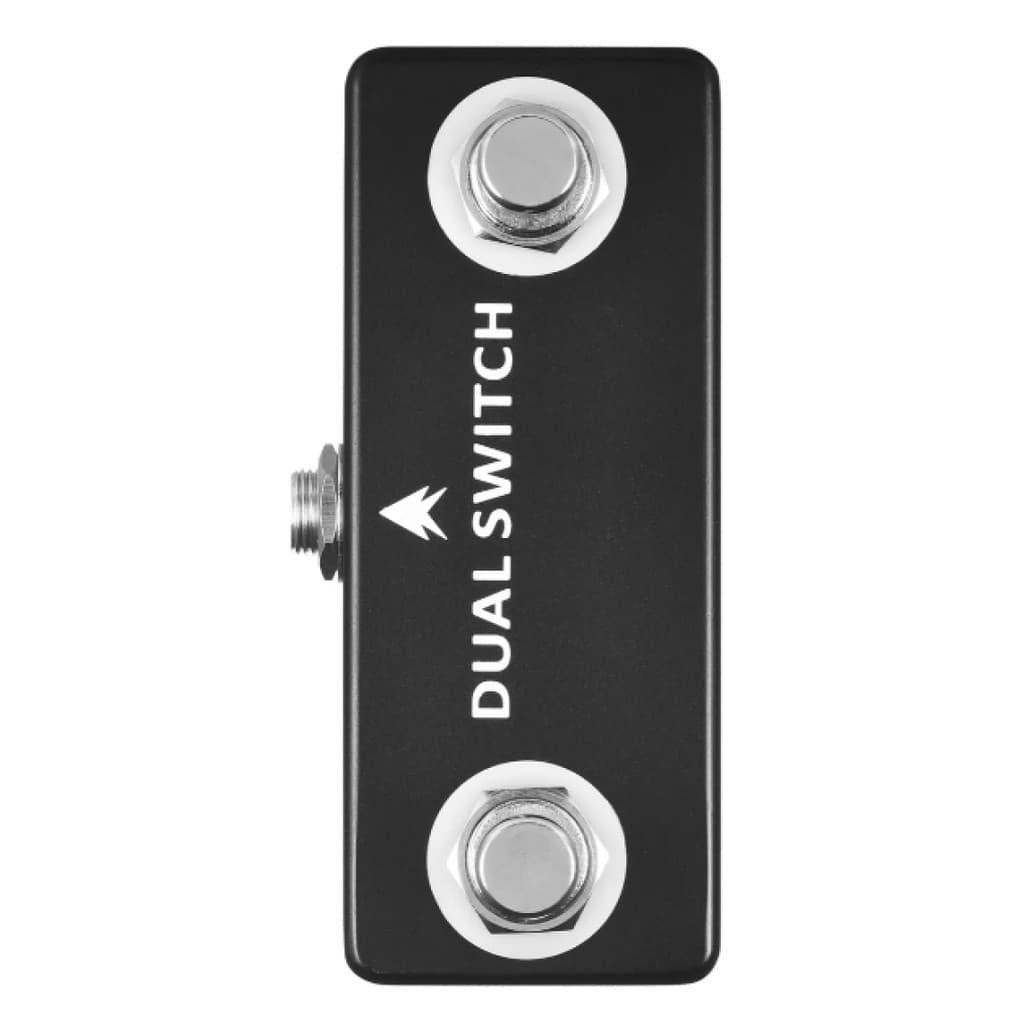 Pedal Moskyaudio Dual Switch Dual Footswitch Cor Preto