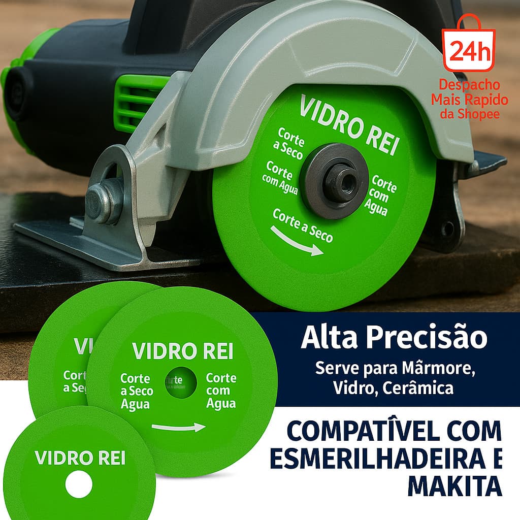 Discos De Corte De Vidro 4 Polegadas Lâmina De Serra Diamantada Ultrafina Polimento De Mármore Cerâmica DISCO VERDE