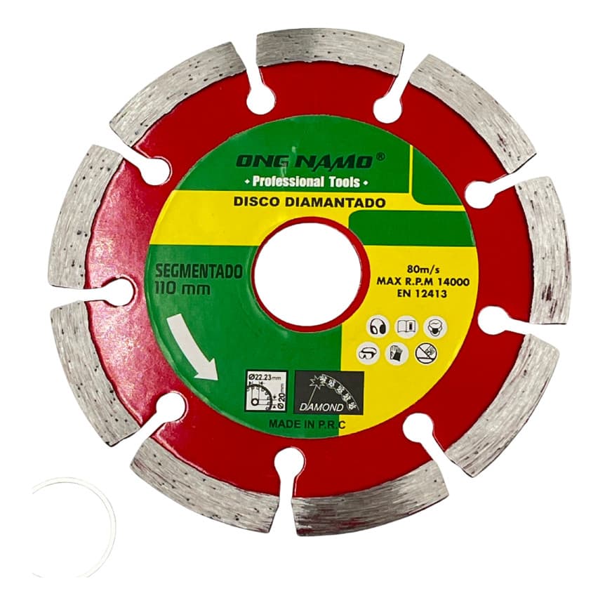 Disco Diamantado Corte Seco 110mm Segmentado