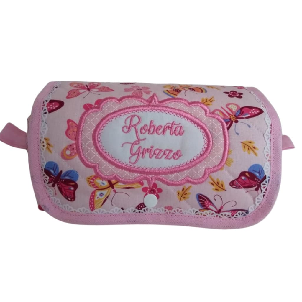 Necessaire Box com o Nome Bordado