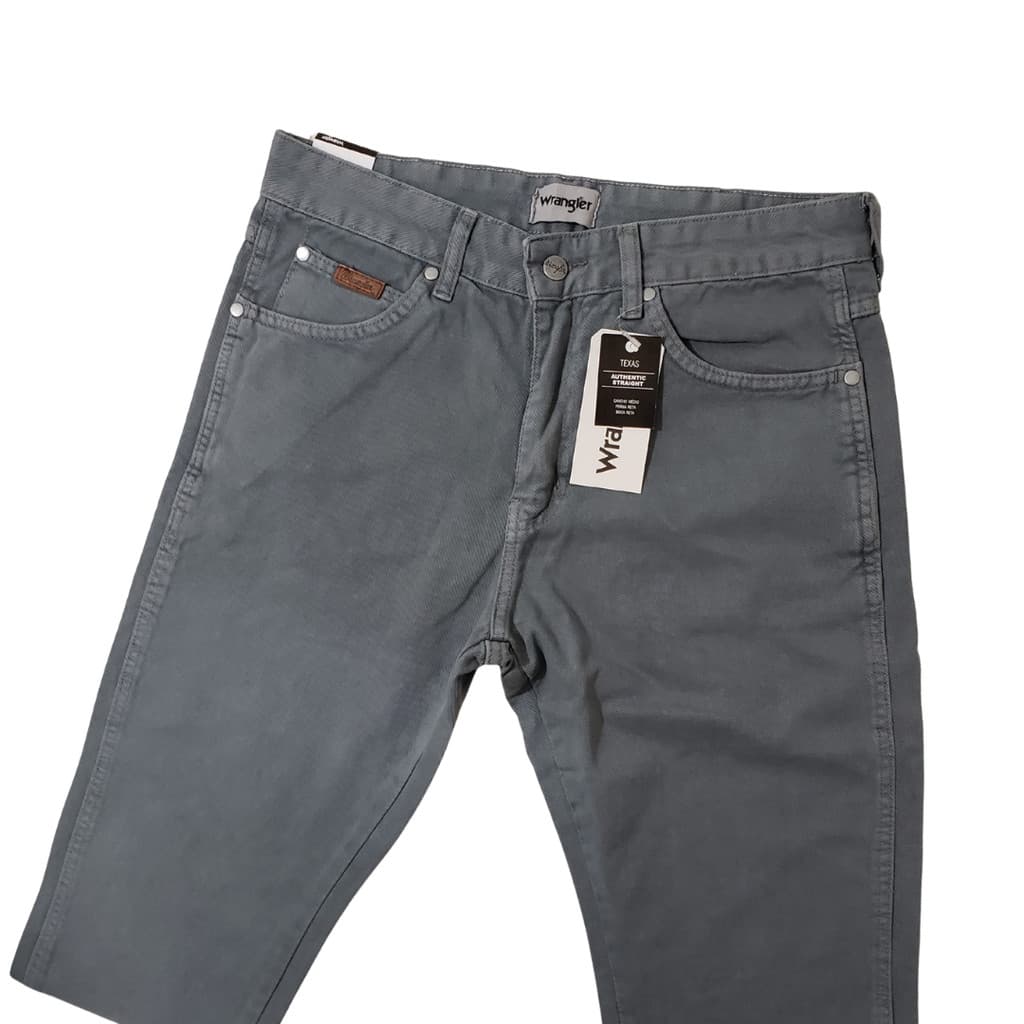 Calça Sarja Wrangler Brim tradicional Reta 100% algodão