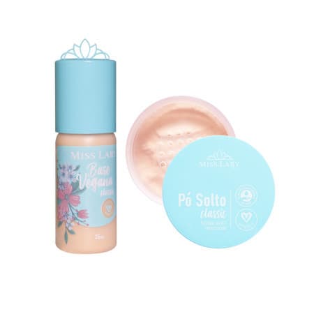 KIT BASE VEGANA CLASSIC + PÓ SOLTO CLASSIC MISS LARY