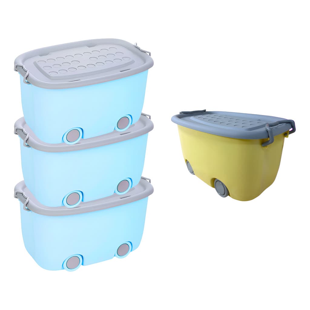 Kit 4 Organizadores Brinquedos Lego Livros Carrinhos 3m E 1p