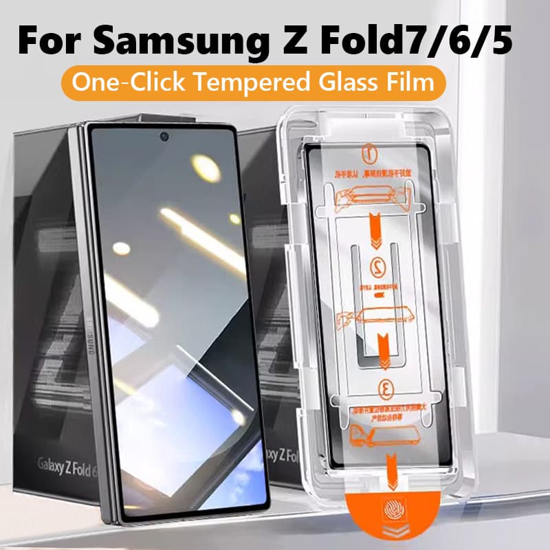 Filme De Tela De Vidro HD/Privacidade De Fácil Instalação Para Samsung Galaxy Z Fold 8 8ultra 7 6 5 4 Protetor fold8 6 P