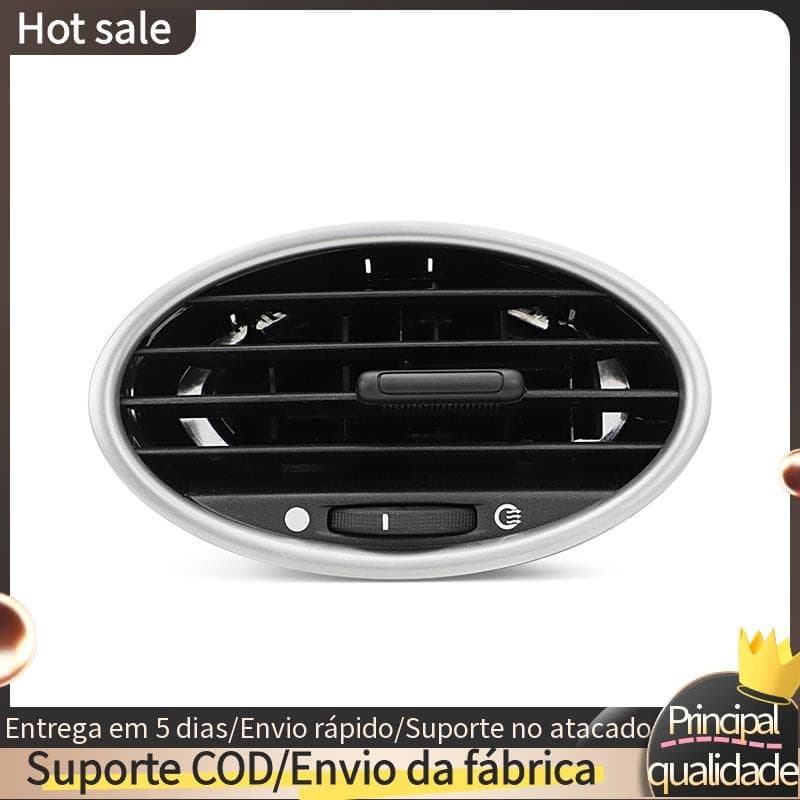 Bocal De Ventilação De Ar Do Painel Carro Para Ford Focus MK2 2005-2013 Saída Condicionado Decoração Tampas Prata