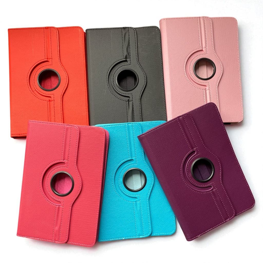 Capa Giratória 360° Couro Tablet 7 a 8 Polegadas