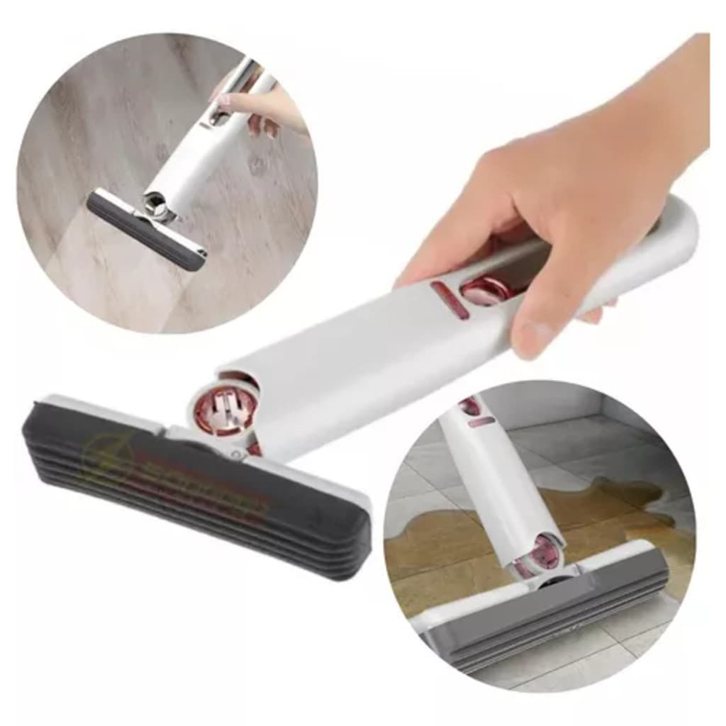 Mini Mop Limpeza Esfregao Moop Giratorio Rodo Flash Limpa