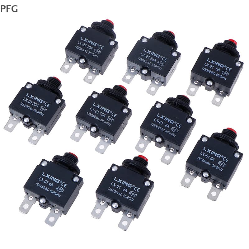 Fusível Protetor De Sobrecarga Do Disjuntor PFG 3A 4A 5A 6A 8A 10A 15A 20A 30A FG