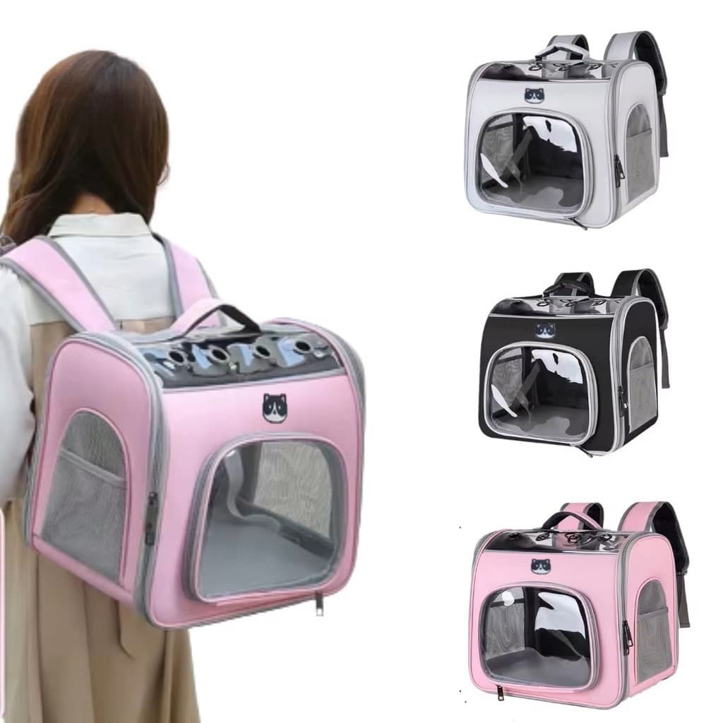Bolsa Mochila Transporte Viagem Pet Gato Cachorro Dobrável