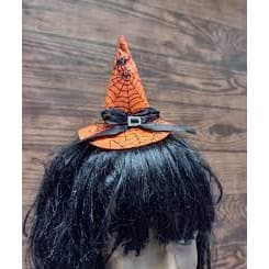 Tiara Chapéu De Bruxa Arquinho Fantasia De Halloween Dia das Bruxas