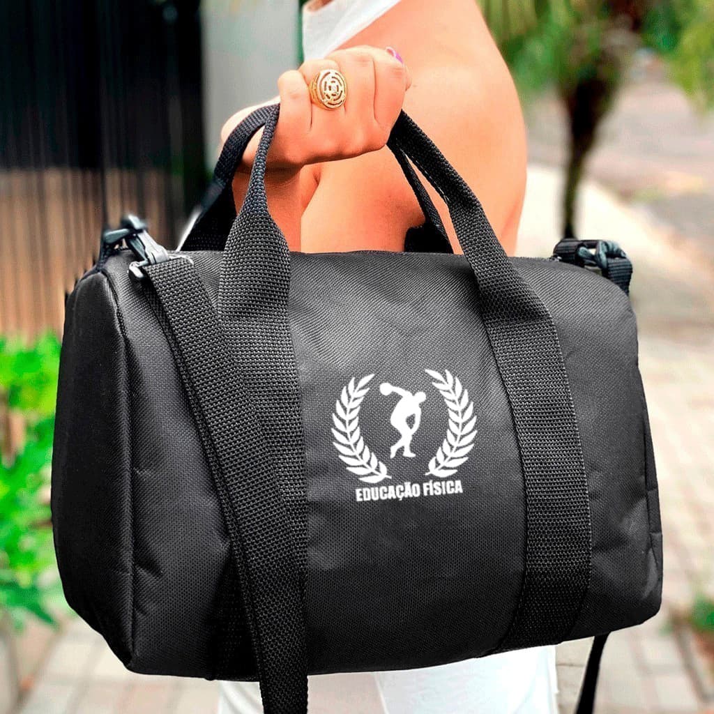 Mala Academia - EDUCAÇÃO FÍSICA - Feminina Masculina Fit Esporte Mala Malinha Fut Unissex