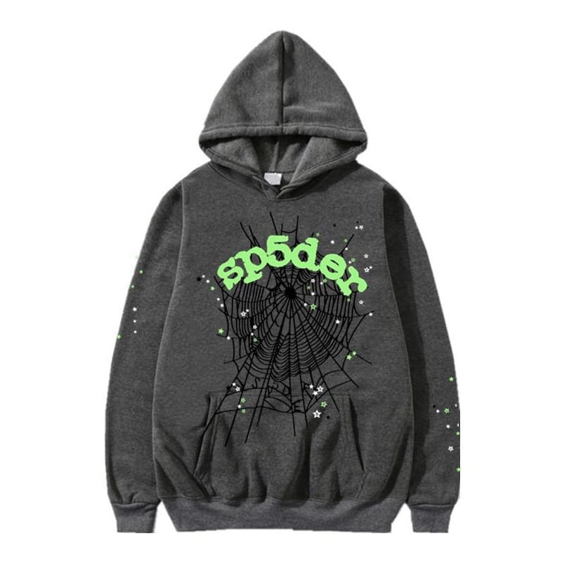 2024 Moda Hip Hop com capuz para homens e mulheres SP5GER Spider teia moletom com capuz