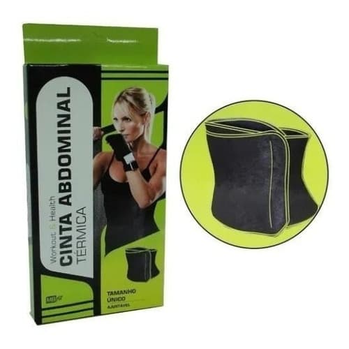 Cinta Modeladora Abdominal Térmica Super Redutor Emagrecedor