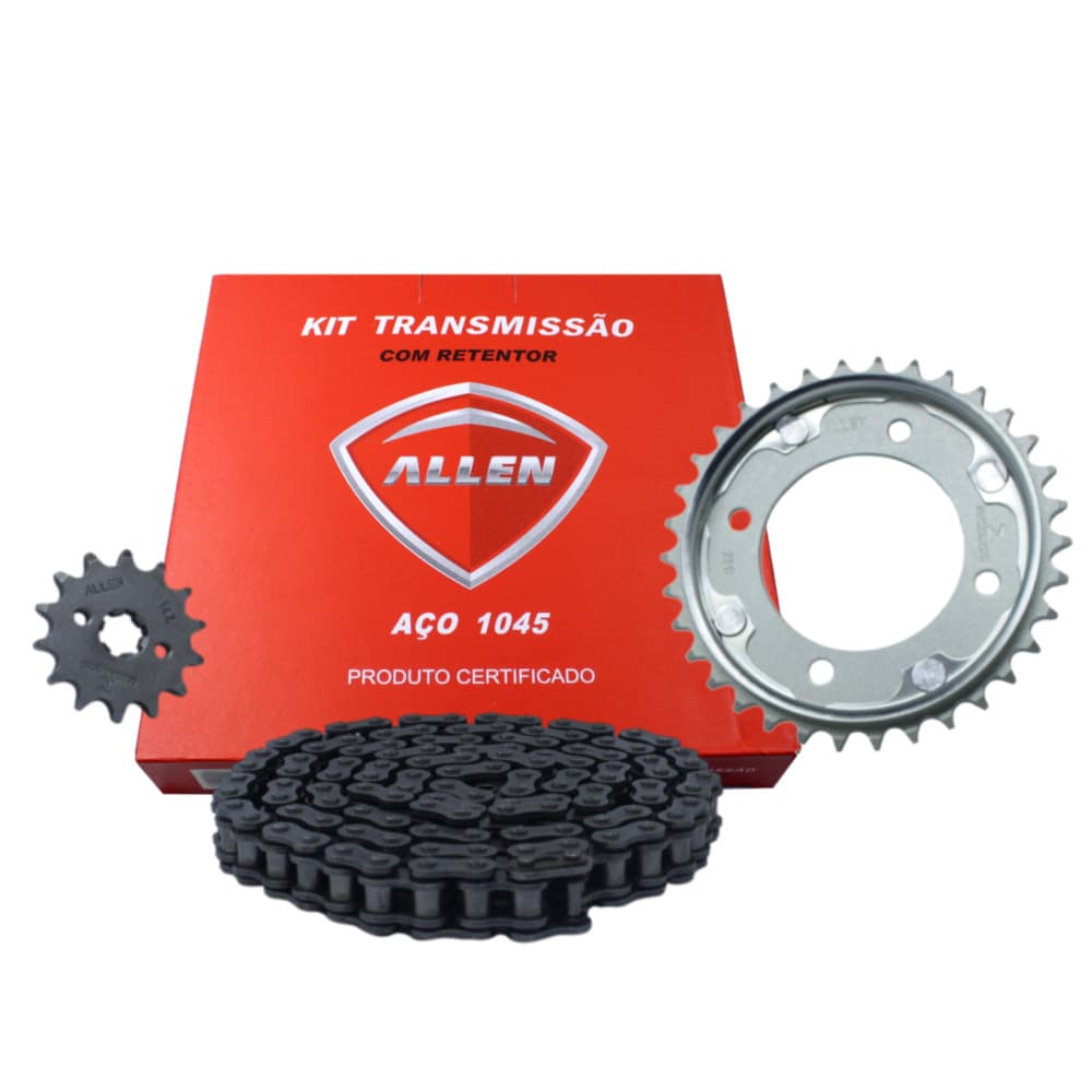 Kit Relação Transmissão Allen Pop 110i Com Retentor