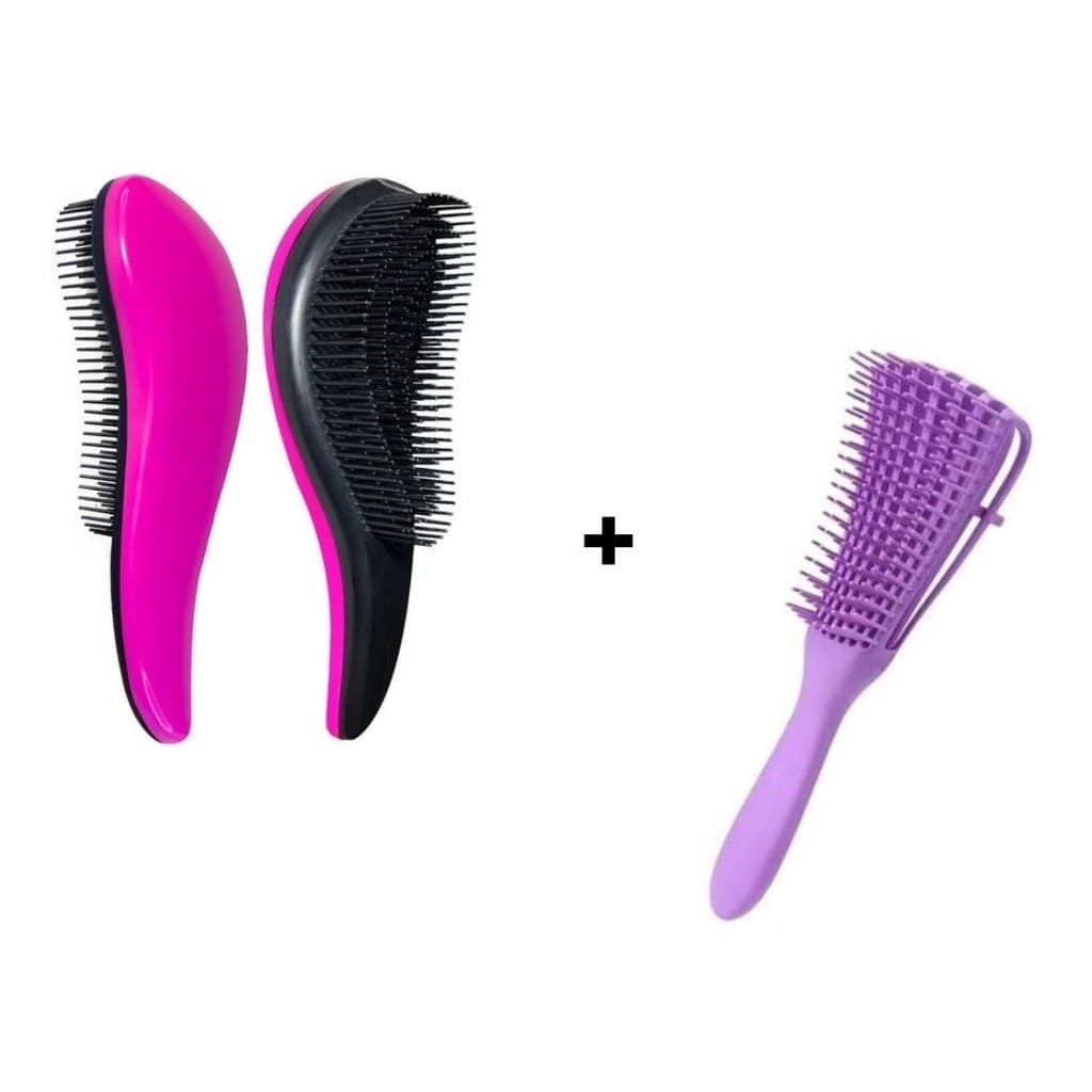 Kit Escova Polvo + Escova Magica Para Cabelo Oferta