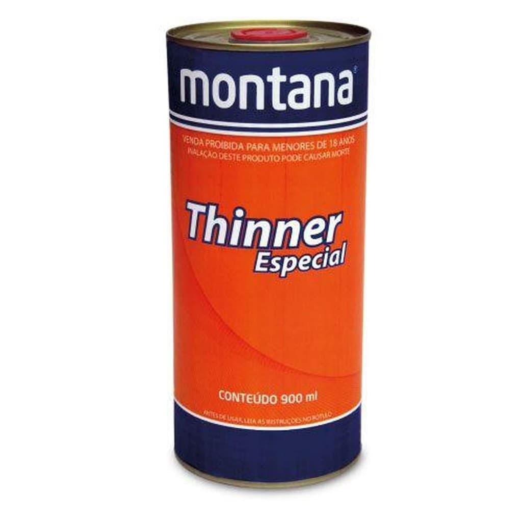 Thinner Especial Diluição 900ml - Montana para Pintura Imobiliária e Industrial