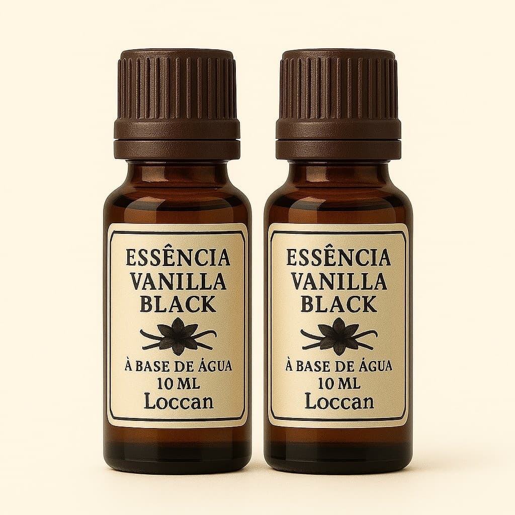 Essência Vanilla Black 10ml Premium - Aroma Terapêutico Óleo difusor Pronta Entrega
