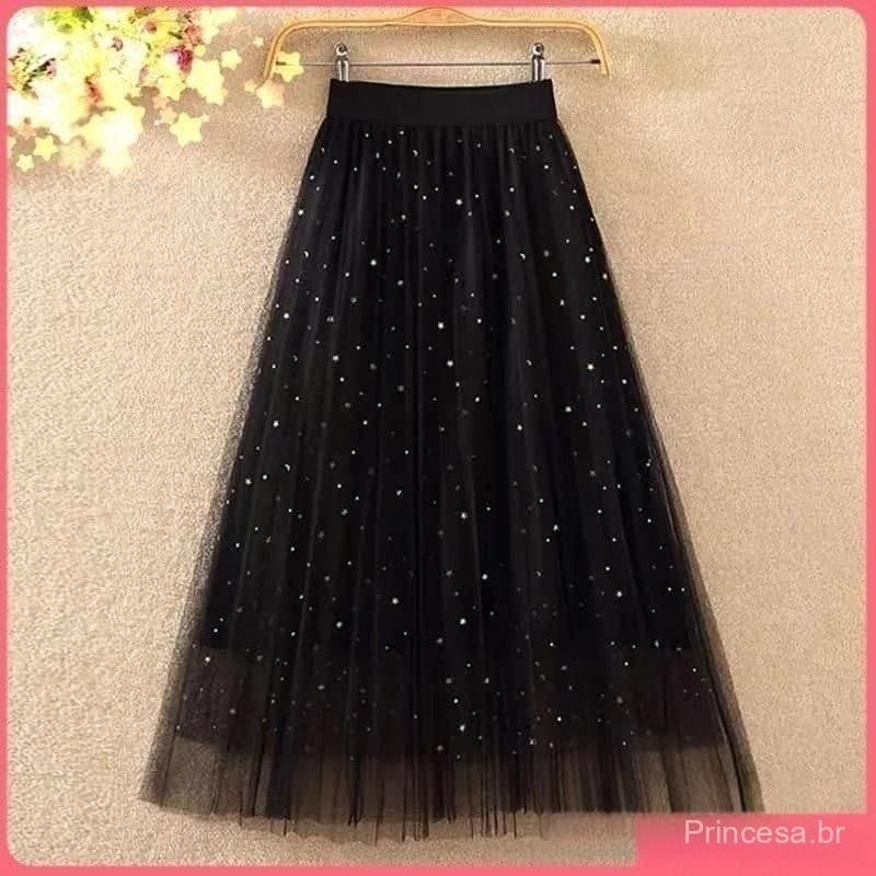 Oferta Especial Brilhante Saia De Tule Moda Feminina Confortável Adulto Outskirt Lered Elegante New Midi Saia De Tule Pa