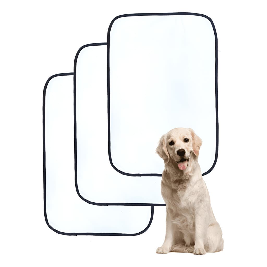 Tapete Higiênico Com 3 Unidades Para Cães Liso G 100x70cm