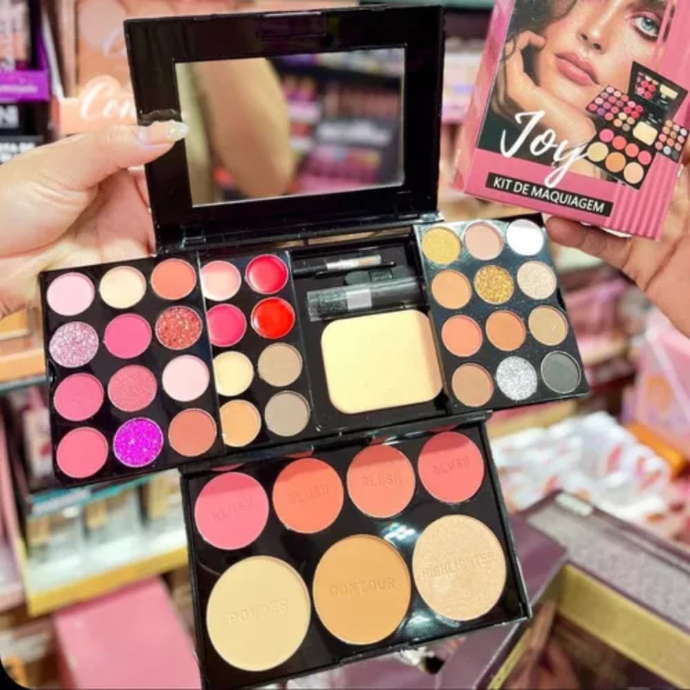 Kit de Maquiagem COMPLETO PROFISSIONAL  Sarahs Beauty - S6382
