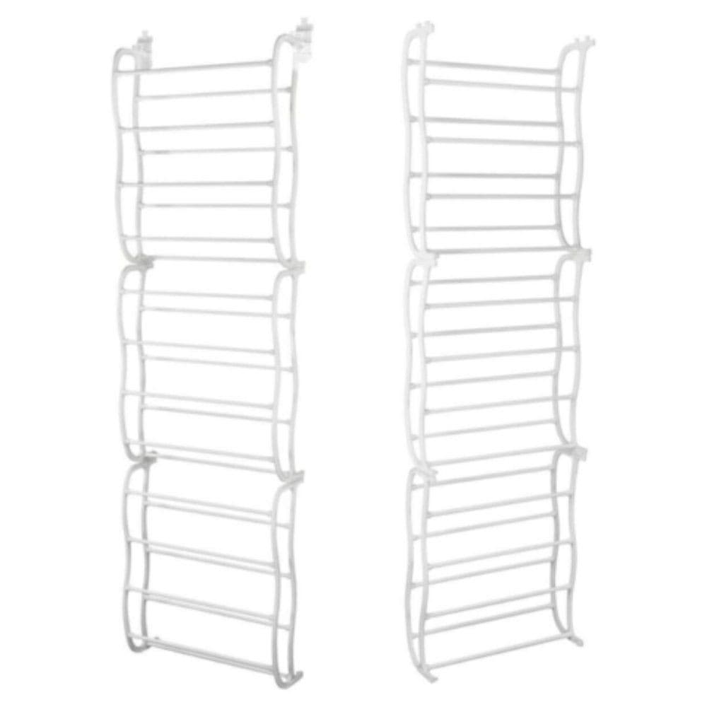 Sapateira Vertical de Parede e Porta – 36 Pares – Organizador Branca 👟