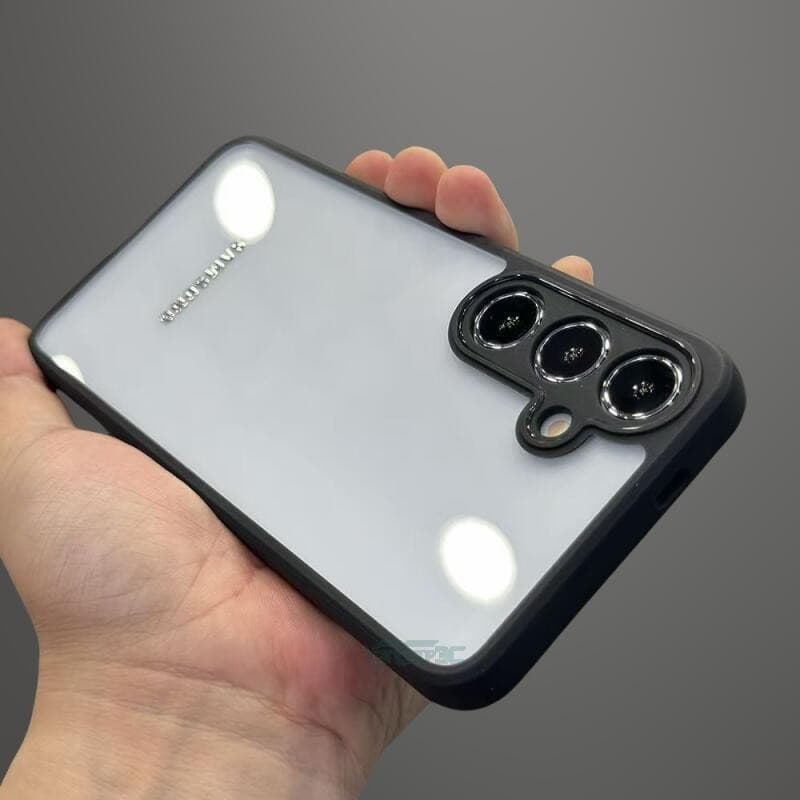 Capa Transparente À Prova De Choque Para Samsung A56 A36 A55 A54 A14 A35 A16 A15 S25 Ultra S24 FE Traseira Ultrafina