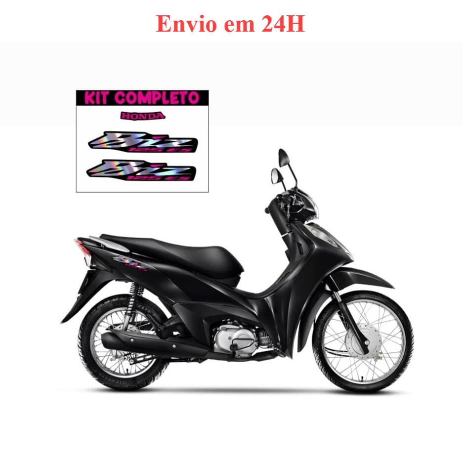 Adesivos Biz 125 2025 es Preta