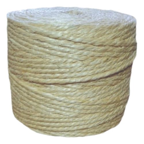 Corda De Sisal 6mm 268 Mts Artesanato Arranhador Gato 4 Kilo