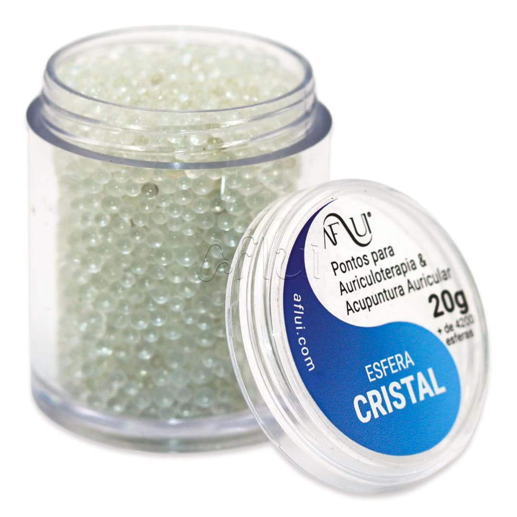 Ponto Auricular Cristal 20g Acupuntura Auriculoterapia