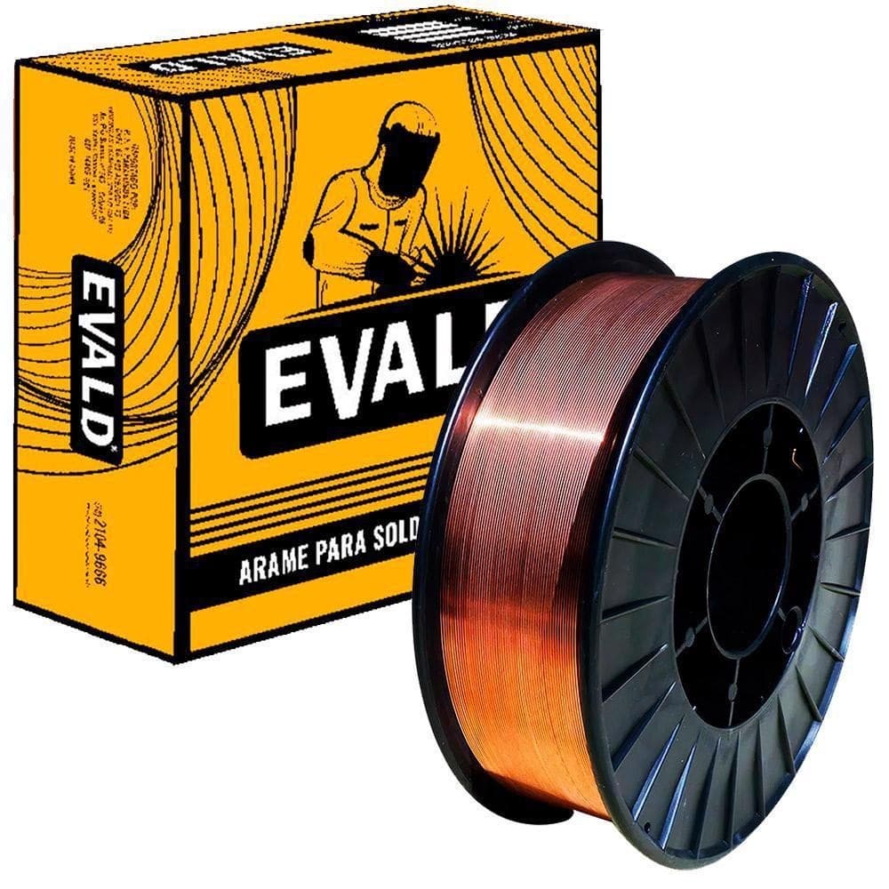 Arame para Solda MIG 0.8 MM 15 Kgs ER70S-6 EVALD