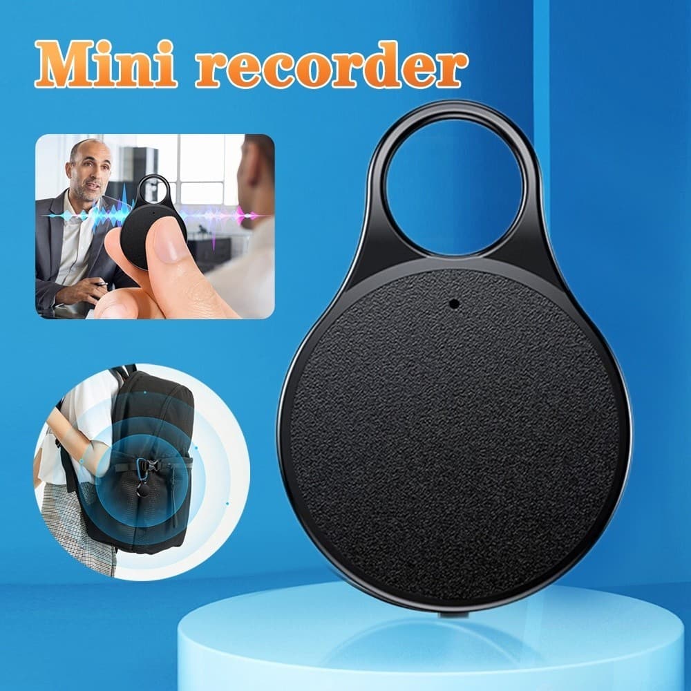 Gravador Ativado Por Voz De 32 Gb Com Redução De Ruído Mini Gravação De Som De Áudio Para Palestra , Entrevista , Reunião , Ditafone